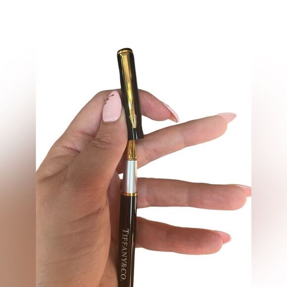 TIFFANY & CO. Suede Leather Notebook & Pen - Picture 3 of 9